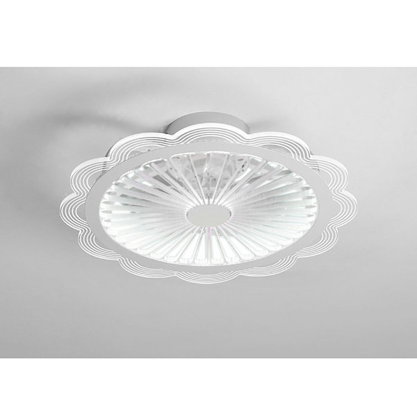 Orren Ellis 19.7'' Maelona 7 Blade LED Bladeless Ceiling Fan with